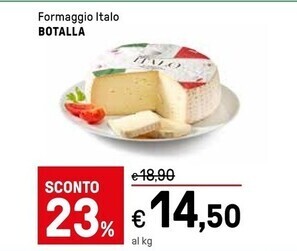 Iper La Grande Botalla formaggio italo offerta