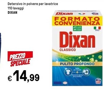 Iper La Grande Dixan detersivo in polvere per lavatrice offerta