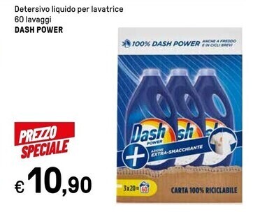 Iper La Grande Dash detersivo liquido per lavatrice offerta