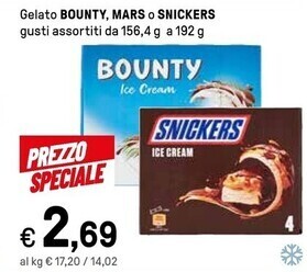 Iper La Grande Bounty gelato offerta