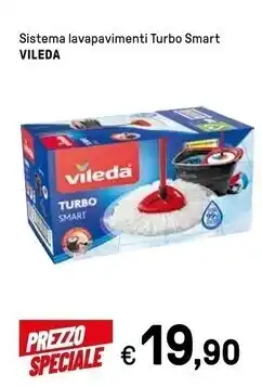 Iper La Grande Vileda sistema lavapavimenti turbo smart offerta