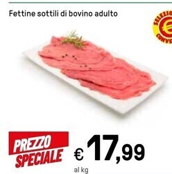 Iper La Grande Fettine sottili di bovino adulto offerta