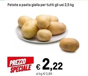 Iper La Grande Patate a pasta gialla per tutti gli usi offerta