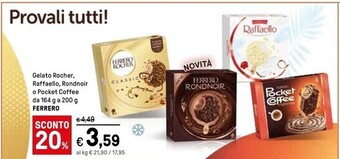 Iper La Grande Ferrero gelato rocher offerta