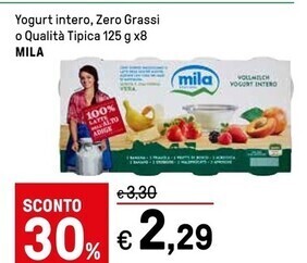 Iper La Grande Mila yogurt intero offerta