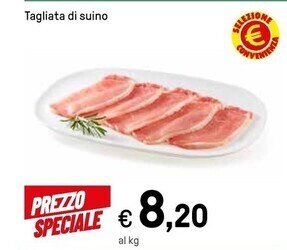 Tagliata di suino