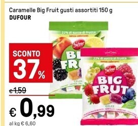 Iper La Grande Dufour caramelle offerta