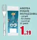 Happy Casa Aristea posate riutilizzabili coltelli offerta