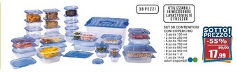 Happy Casa Set 38 contenitori con coperchio offerta