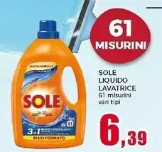 Sole liquido lavatrice