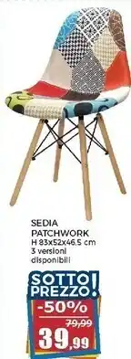 Happy Casa Sedia patchwork offerta