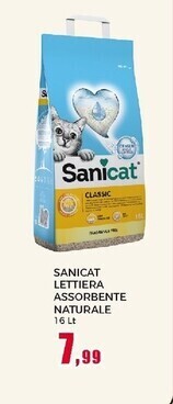 Happy Casa Sanicat lettiera assorbente naturale offerta