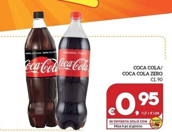 Il Centesimo Coca cola zero offerta