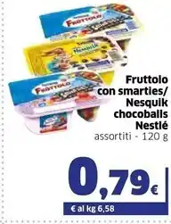Ok Sigma Nestlè fruttolo con smarties offerta