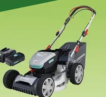 Leroy Merlin Sterwins - tagliaerba a batteria 40v mod. up40 con batteria 5 ah e caricabatterie inclusi offerta