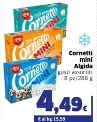 Algida cornetti mini