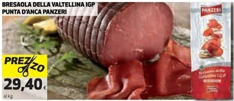 Coop Panzeri bresaola della valtellina igp offerta