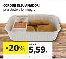 Coop Amadori cordon bleu offerta