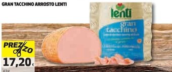 Coop Lenti gran tacchino arrosto offerta