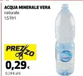 Coop Vera acqua minerale naturale offerta