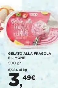 Coop Coop gelato alla fragola offerta