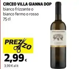 Coop Cantina villa gianna circeo dop bianco frizzante offerta
