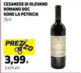La petricia cesanese di olevano romano doc kone