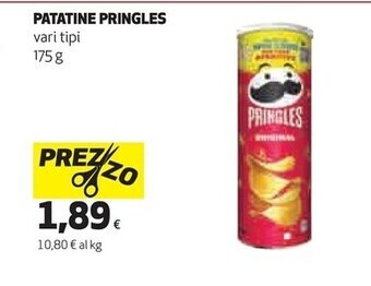 Coop Pringles patatine offerta
