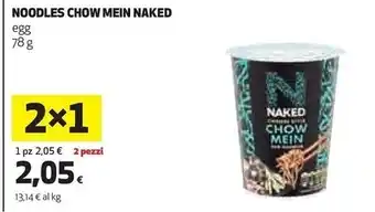 Coop Naked noodles chow mein offerta