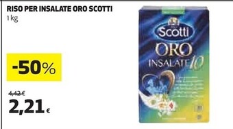 Coop Scotti riso per insalate oro offerta