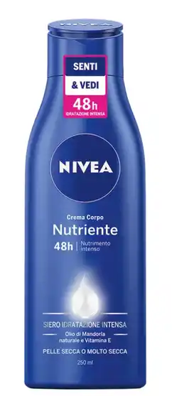 Coop Nivea crema corpo nutriente 250 ml offerta