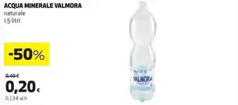 Valmora acqua minerale