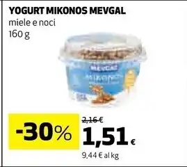 Coop Mevgal yogurt mikonos miele e noci offerta