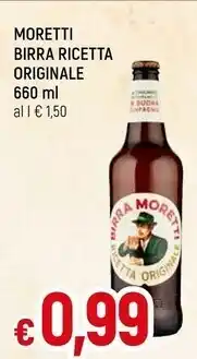 Famila Superstore Moretti birra ricetta originale offerta