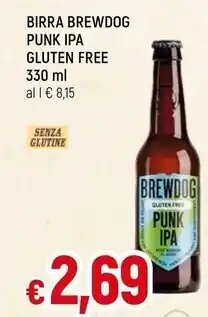 Famila Superstore Brewdog birra punk ipa gluten free offerta