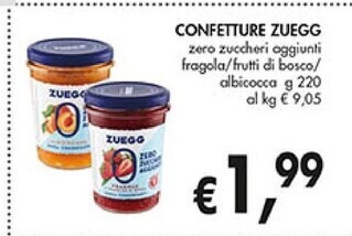 Coal Zuegg confetture offerta