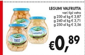 Coal Valfrutta legumi offerta
