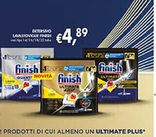 Coal Finish detersivo lavastoviglie offerta