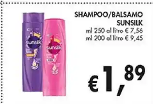 Coal Sunsilk shampoo offerta