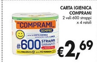 Coal Comprami carta igienica offerta