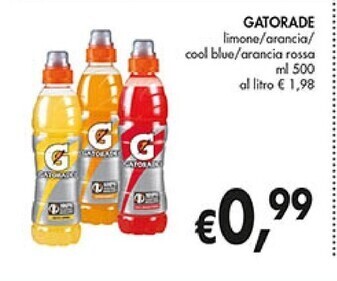 Coal Gatorade limone offerta