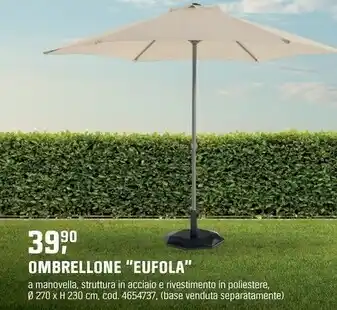 OBI Ombrellone “eufola” offerta