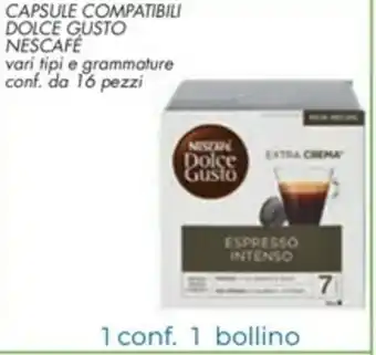 Spazio Conad Nescafe Dolce Gusto Capsule Compatibili 16 pezzi offerta