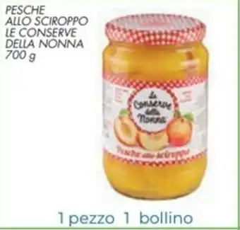 Spazio Conad Le Conserve Della Nonna Allo Sciroppo Pesce 700g offerta