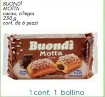 Spazio Conad Motta Buondì 6 pezzi 258g offerta