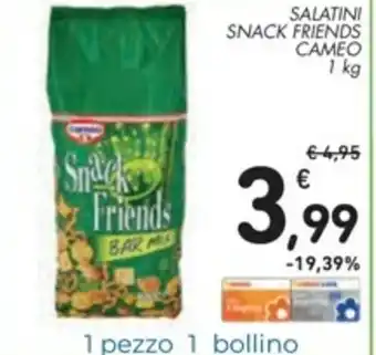 Spazio Conad Cameo Snack Friends Salatini 1kg offerta