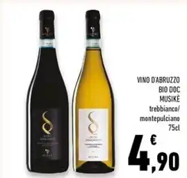 Conad Superstore Musike - vino d'abruzzo bio doc offerta