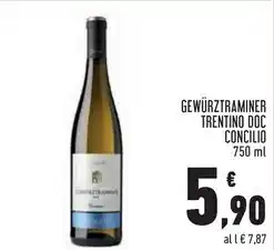 Conad City Concilio gewurztraminer trentino doc offerta