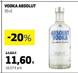 Coop Absolut vodka offerta