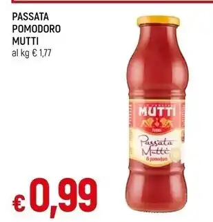 Famila Superstore Mutti passata pomodoro offerta